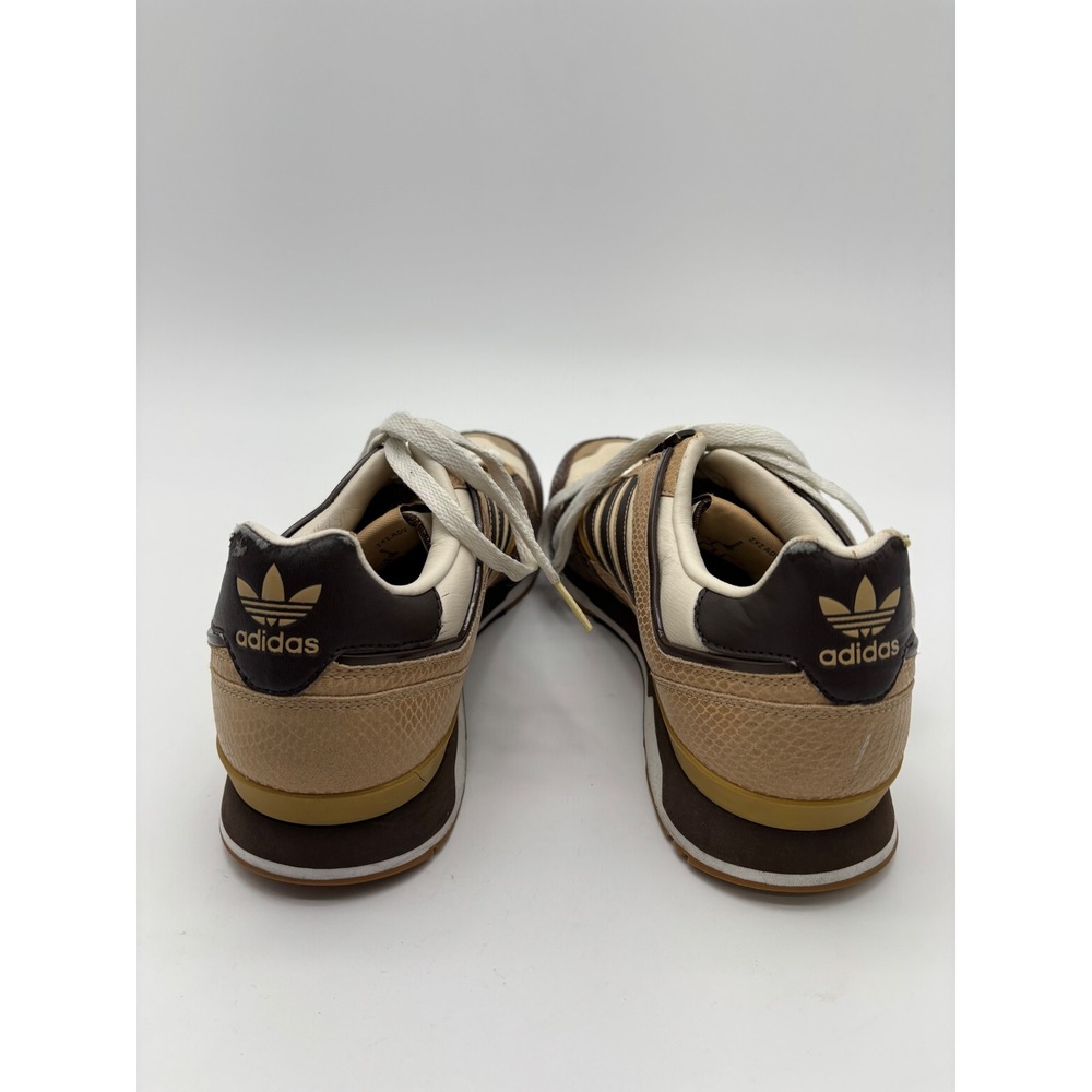 Adidas ZX 8000 Mens 8.5 Brown Snakeskin Animal Print Retro Sneakers SA2-2 - Picture 2 of 8